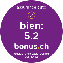 bonus.ch Badge assurance auto évalué à 5,2.