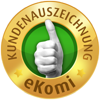 eKomi Kundenauszeichnung gold